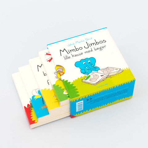 Mimbo Jimbos lille kasse med bøger