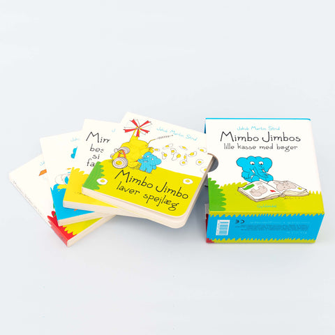 Mimbo Jimbos lille kasse med bøger