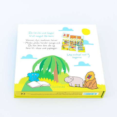 Mimbo Jimbos store kasse med bøger