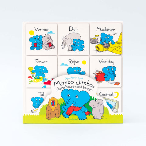 Mimbo Jimbos store kasse med bøger