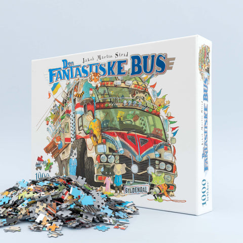 Den fantastiske bus puslespil