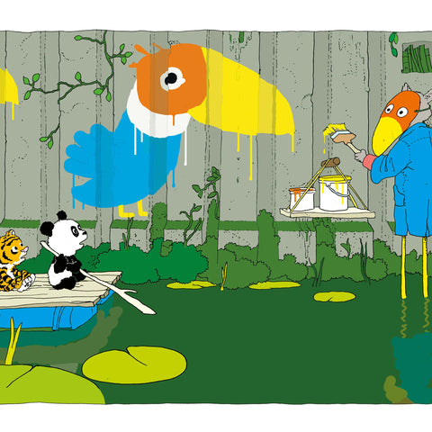 Lille Panda og Lille Tiger på rejse